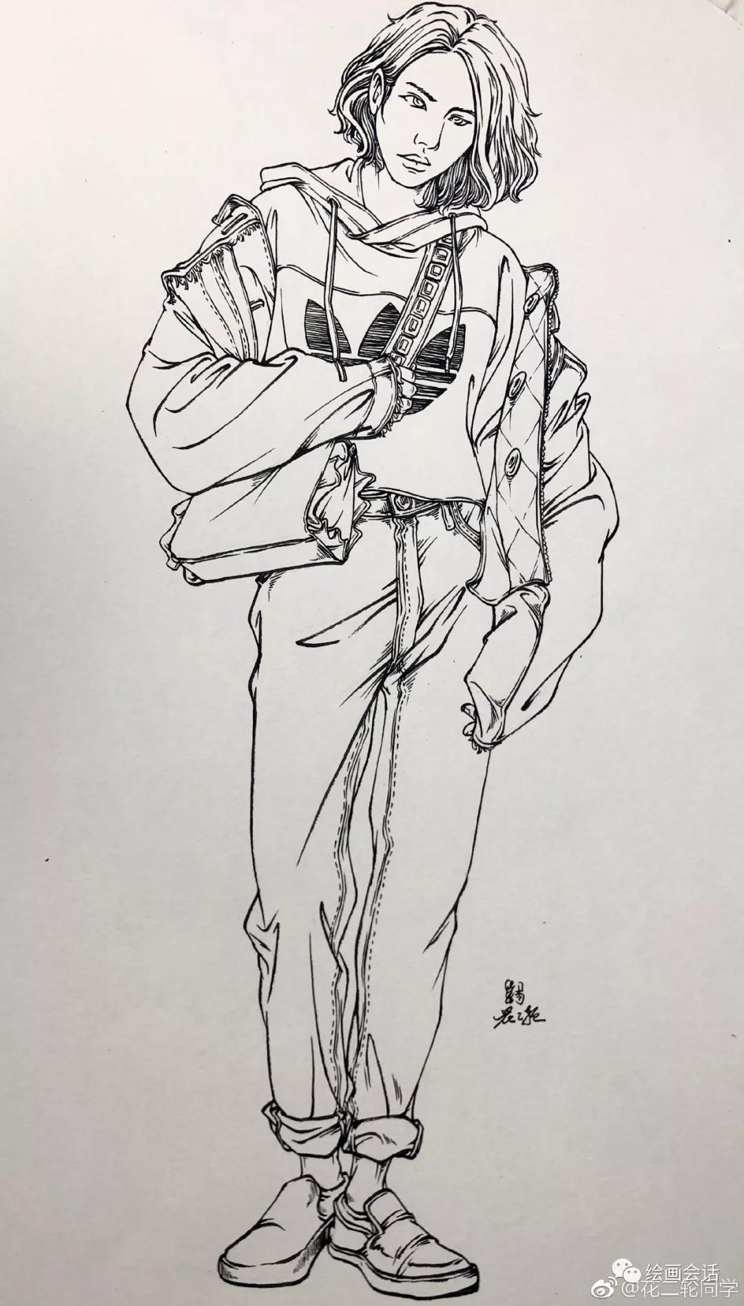 简单钢笔山水速写临摹图片,钢笔速写临摹推荐