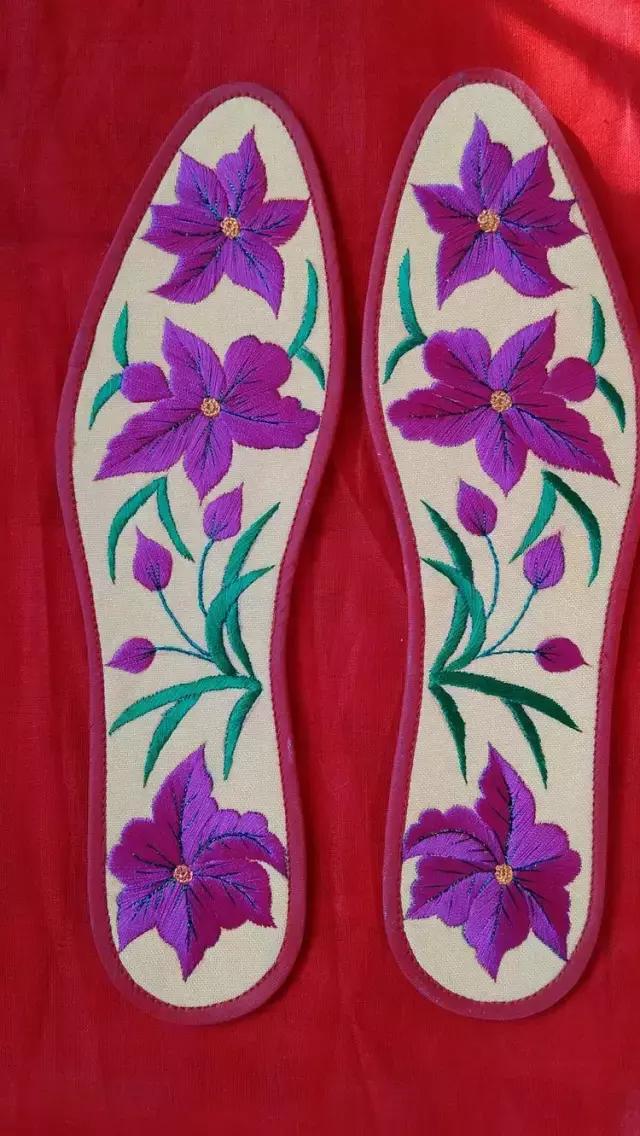 好看的刺绣鞋垫图案大全,刺绣鞋垫100种图片