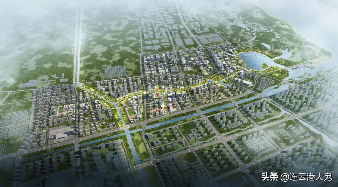 赣榆徐福片区城市设计效果图首发，一座现代化城市即将华丽呈现