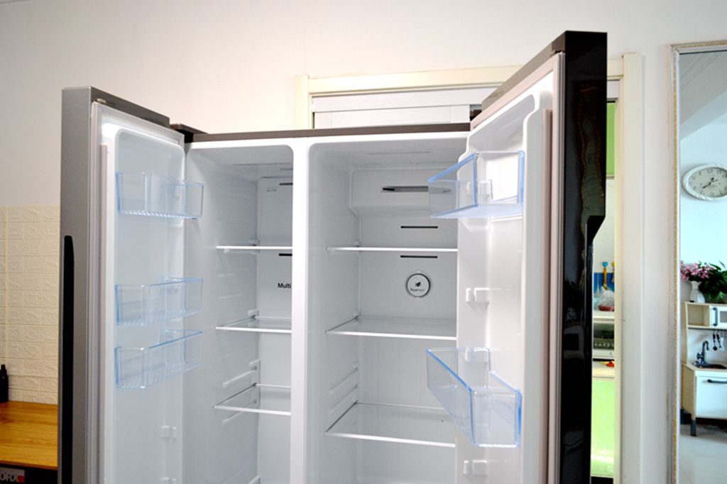 海信最小对开门冰箱,海信双开门超薄冰箱