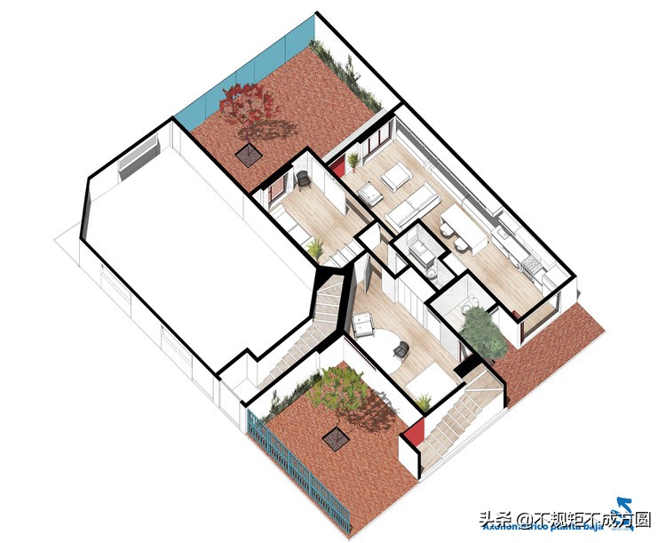 住宅轴测图画法,60平方十大最佳户型图