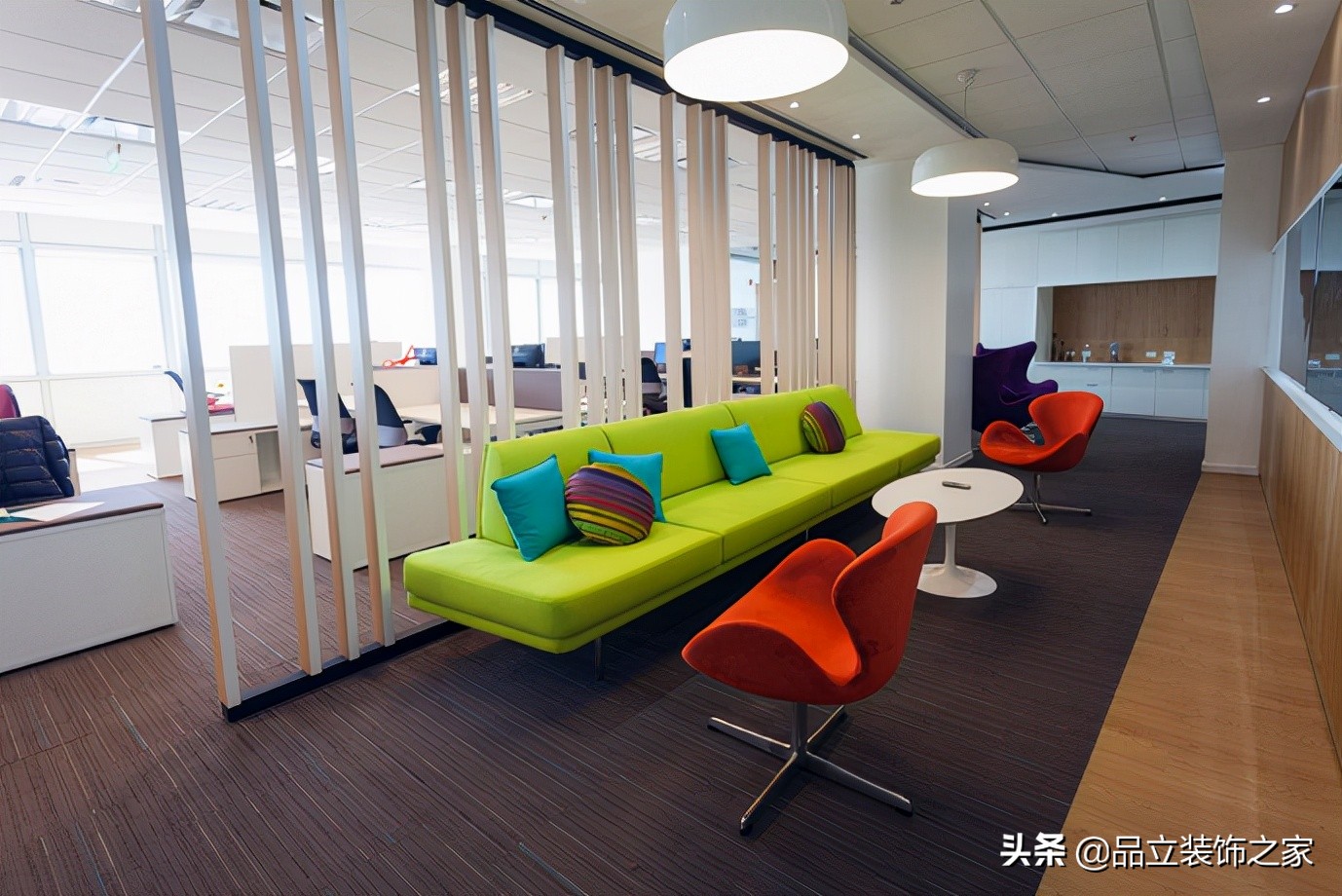 创意外企办公室装修效果图,创意外企办公室装修设计方案