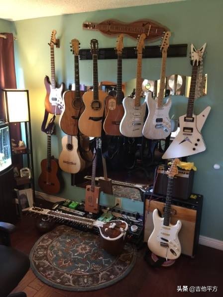 简便吉他架,吉他架子多头