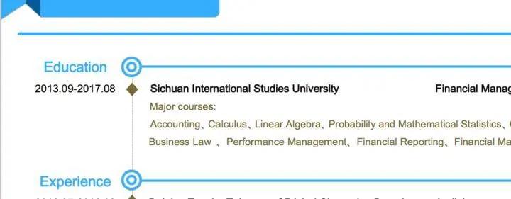 四大经理高度评价：这样的简历才叫做专业