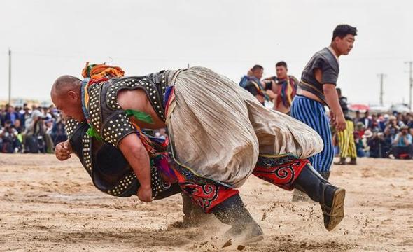 搏克摔跤小学生,蒙古式摔跤搏克