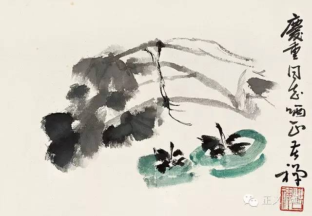 写意柿子叶的画法步骤图,徐湛写意柿子的画法