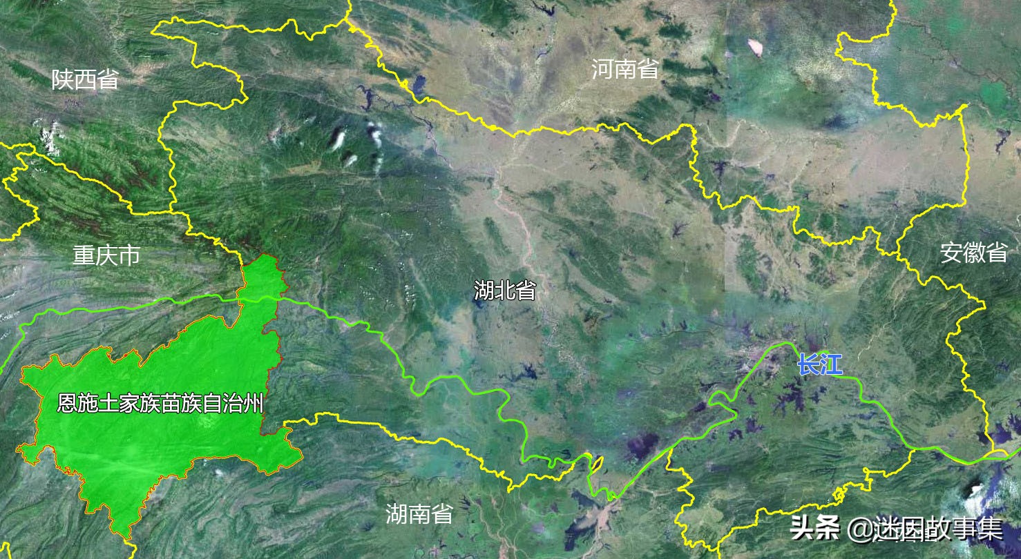 恩施州八县市地形地貌,湖北恩施区域分布图