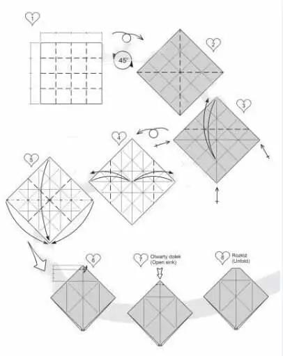 旺仔小泡芙幼儿折纸手工创意diy,折纸手工8-10岁简单的飞镖正方形