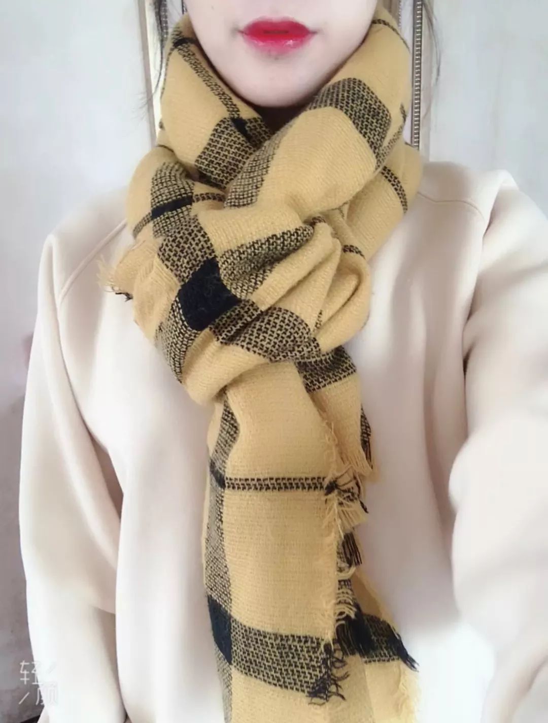 漫画围巾的系法大全,漫画女生围巾系法图片