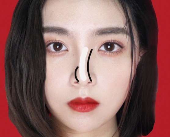 长鼻修短鼻影修容教程,鼻影修容教程鼻型