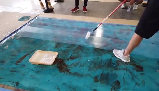 大理石自流平地坪漆家用室内,仿大理石环氧地坪漆多少钱一平米