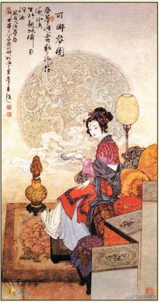 中国古典百美诗画（上）：一位佳丽一首古诗，可谓赏心悦目，收藏