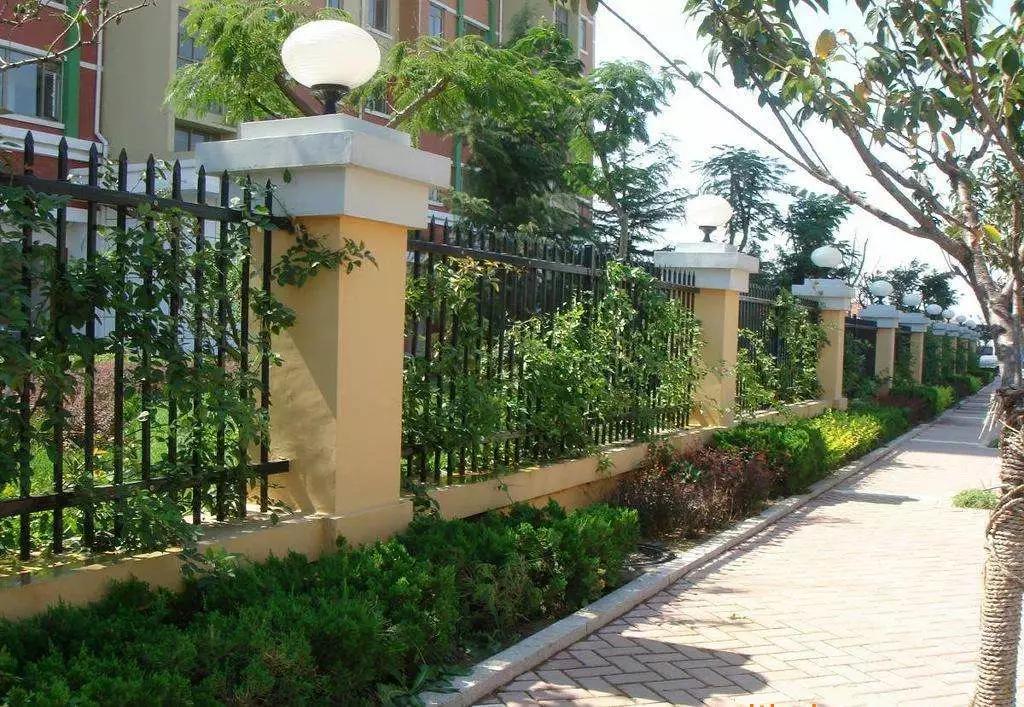 农村小院围墙设计花式围墙,围墙的设计效果图大全集