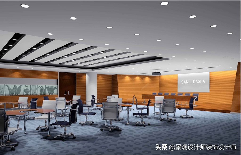 多功能厅设计案例参考图,家庭多功能厅装修效果图