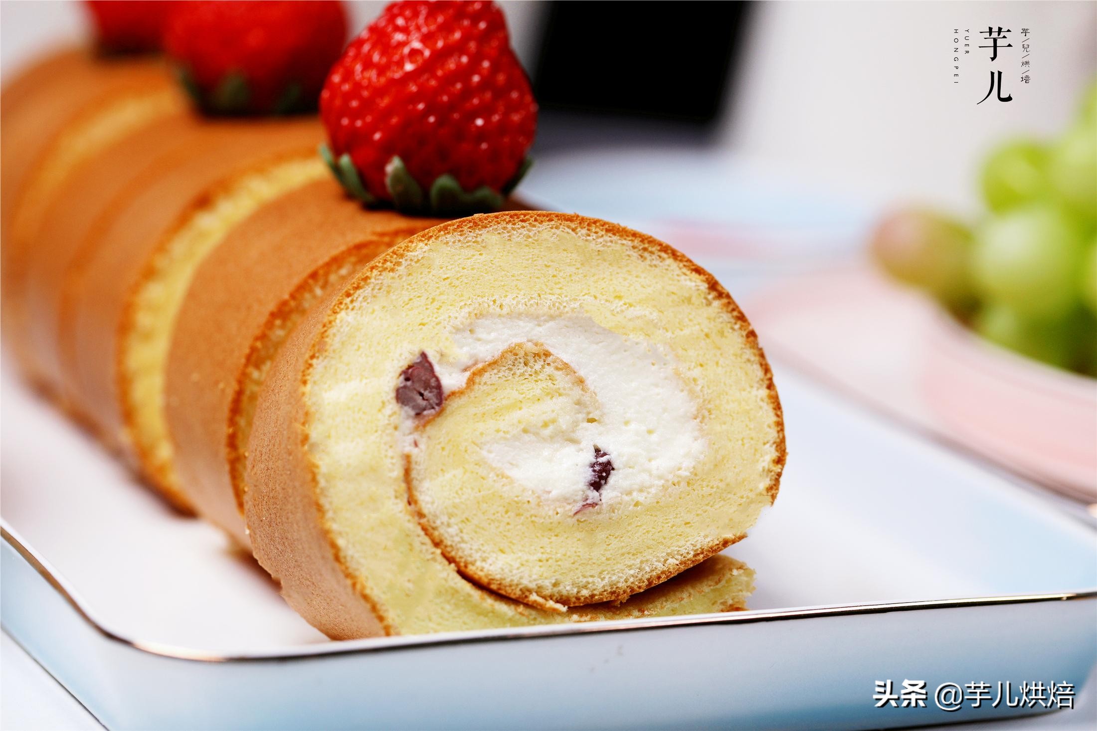 卷不裂的蛋糕卷怎么卷,蛋糕卷怎么卷才成功窍门