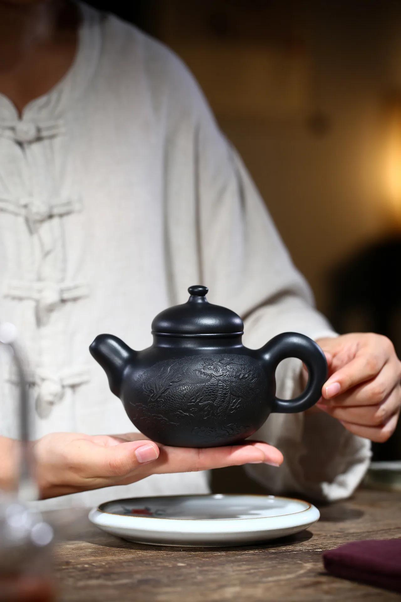 姚玲香紫砂壶和谁雕刻,姚玲香紫砂壶