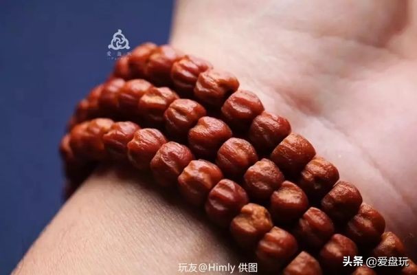 滴血莲花菩提盘玩前后对比效果图,21颗菩提手串盘玩