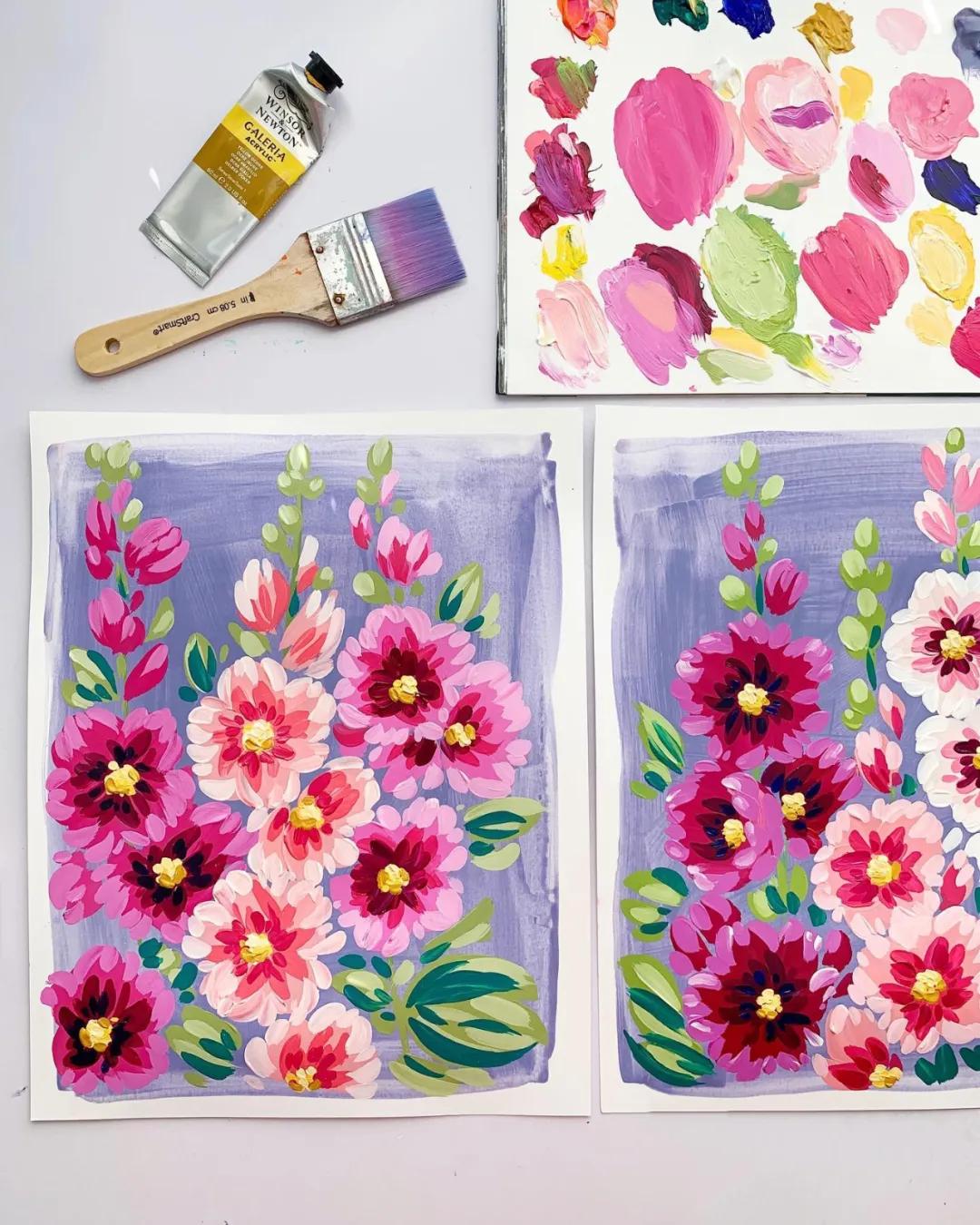 丙烯平涂的正确方法图解,丙烯大面积平涂墙面技巧