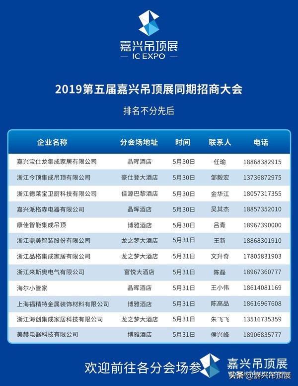 嘉兴吊顶展参展报名地址,嘉兴吊顶展销会时间