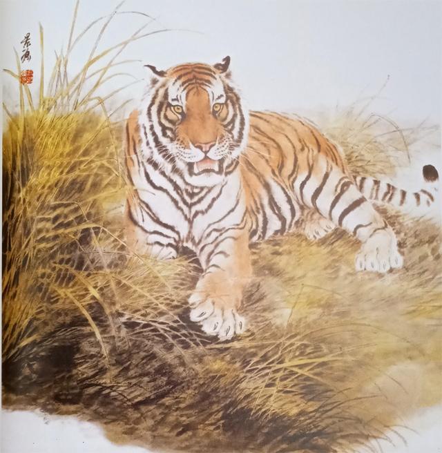 写意虎的画法教学视频,国画如何画虎教程图片大全