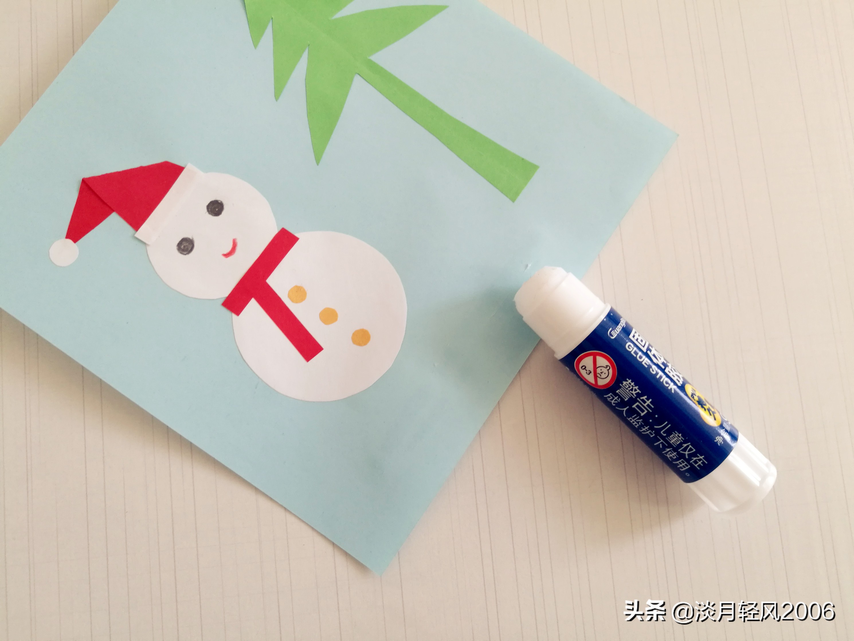 幼儿园创意手工新年贺卡简单一点,圣诞节幼儿手工贺卡制作