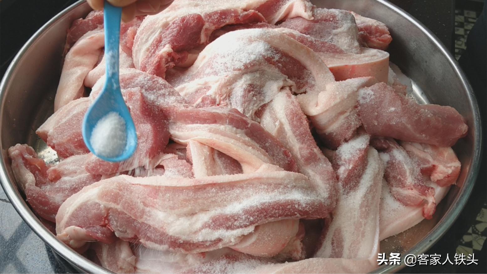 客家人做腊肉的全过程,客家腊肉全制作过程