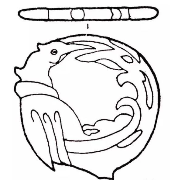 古玉凤鸟各时期特征,凤鸟图案的清代古玉