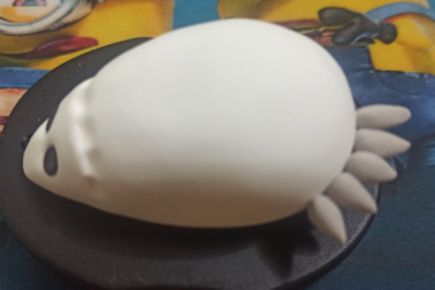 用超轻粘土做的超可爱小刺猬,超轻黏土和松果做刺猬