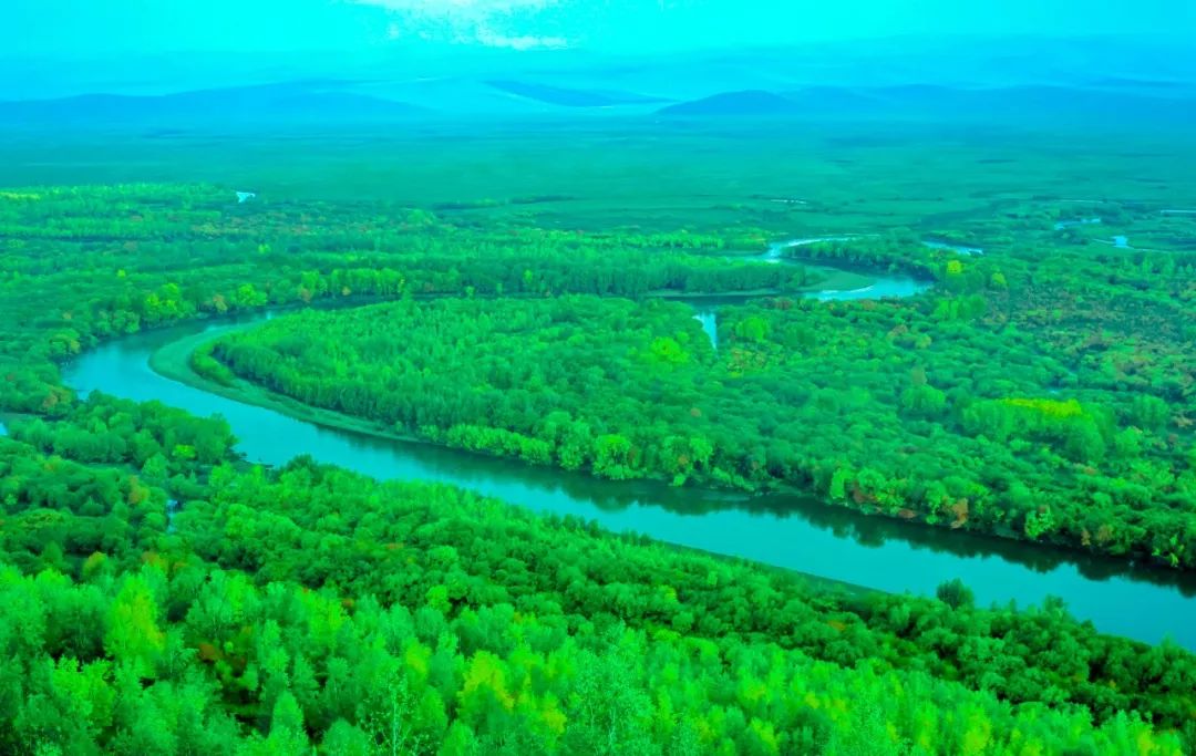 呼伦贝尔山区自然风景,呼伦贝尔沿途风景