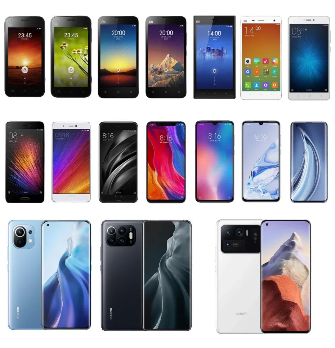 小米历代手机发布价格合集,历代小米手机发展史找靓机