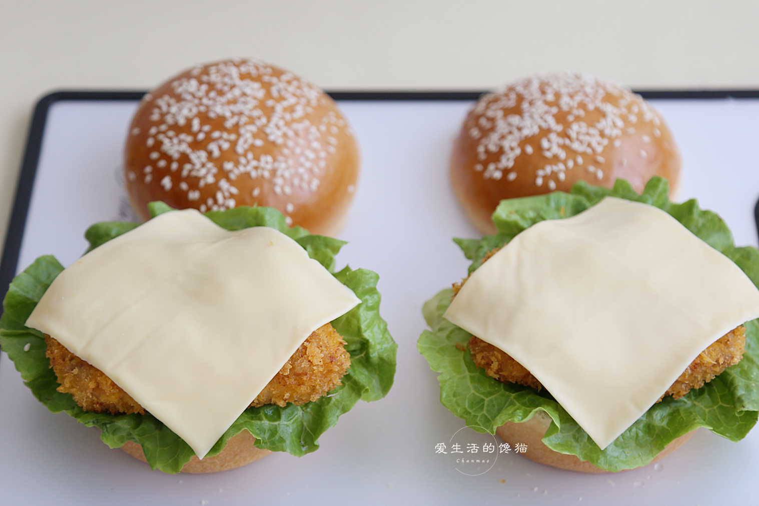 教你做猪排包汉堡,自制汉堡发朋友圈