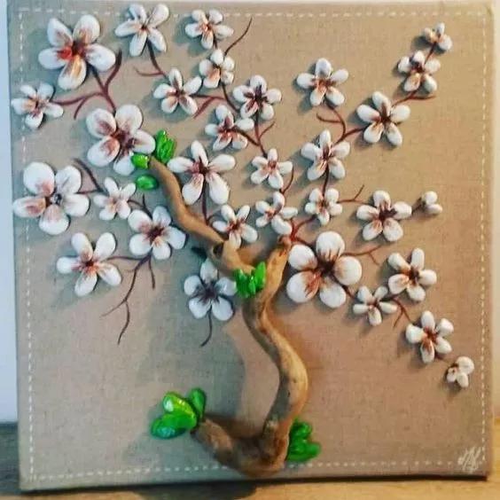 海边捡的贝壳可以做什么手工,贝壳创意手工种花