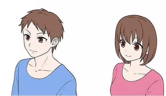 幼儿画头发怎么画,初学者怎么画头发教程男生