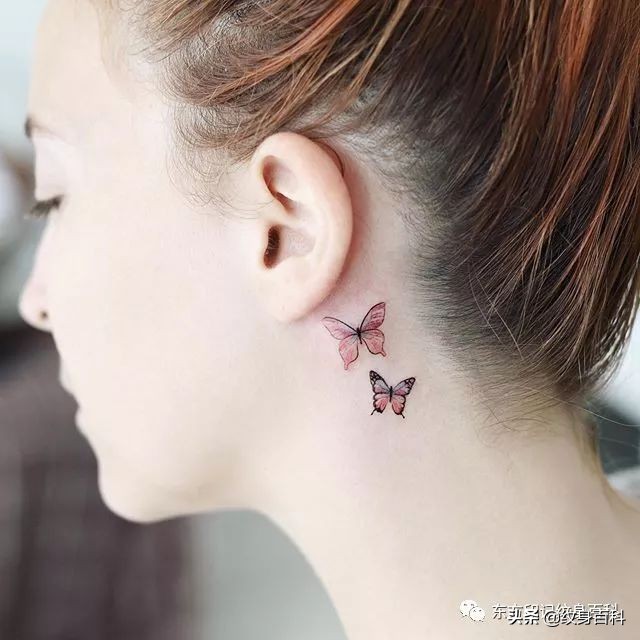蝴蝶纹身图案代表什么,代表自由的蝴蝶纹身