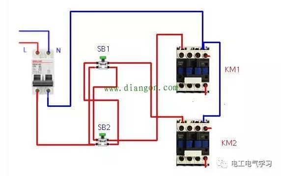 cjx2-1801交流接触器接线视频,cjt1-10交流接触器实物接线图解