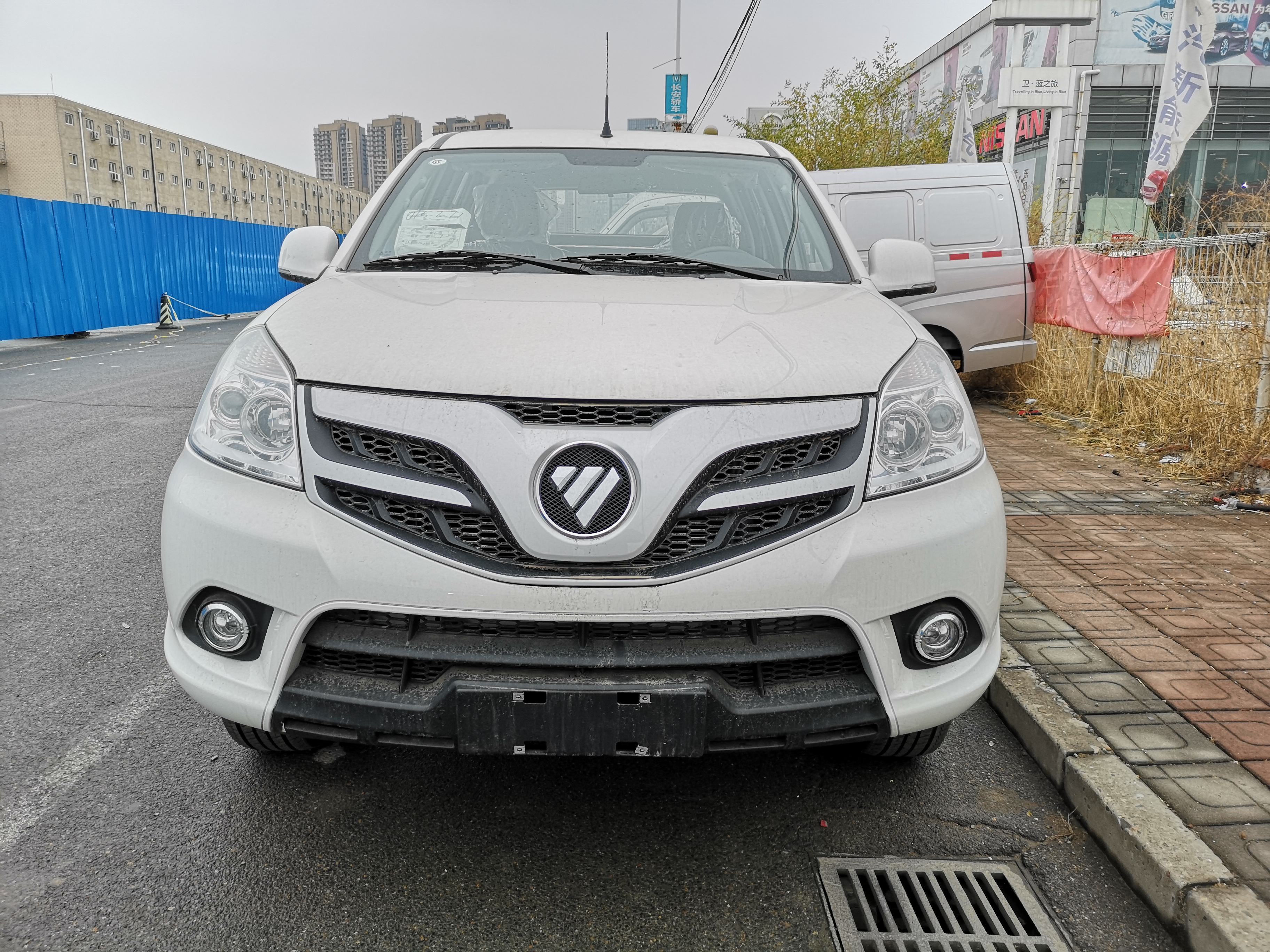 福田皮卡拓陆者e3落地价,实拍拓陆者e3皮卡