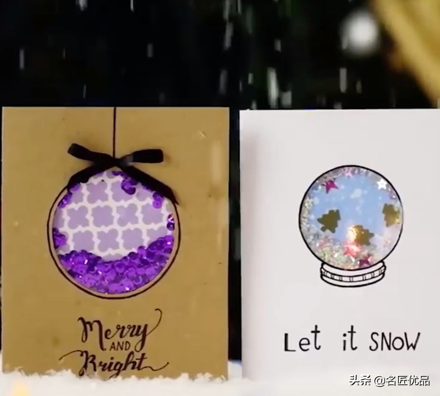 圣诞节手工礼物制作圣诞卡,2020年最火的简单易学的圣诞手工