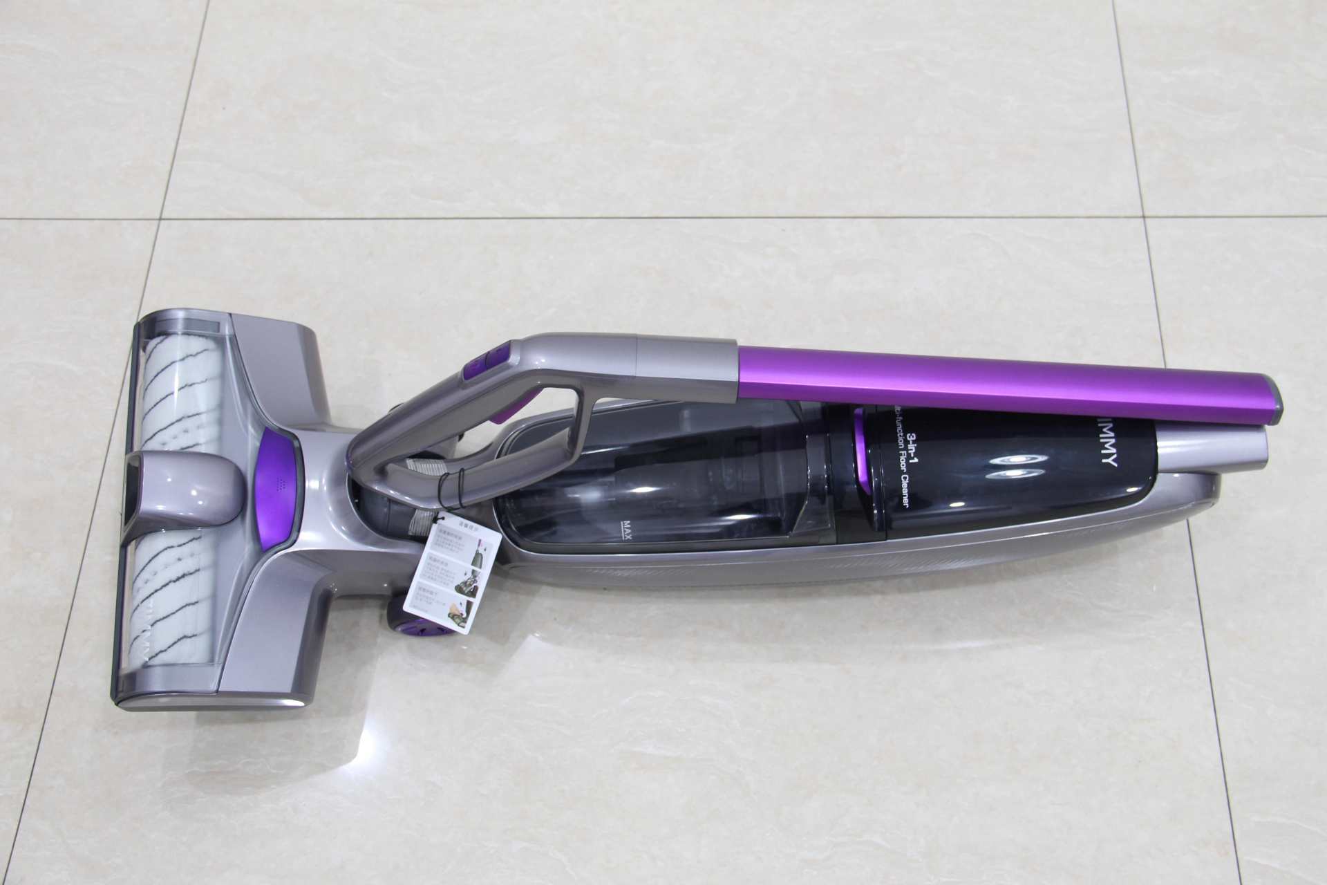 吉米洗地机x8怎么一键自清洁,吉米jimmy智能洗地机x8速干无线