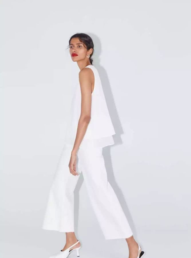 zara值得入手的连衣裙,zara新出的牛仔开叉连衣裙