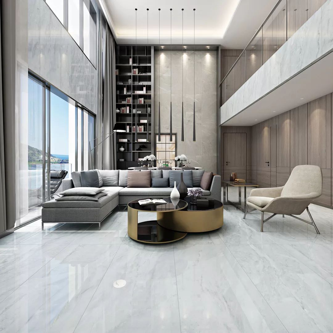 汇亚磁砖质量怎么样？原来600×1200mm规格瓷砖这样铺贴更好看