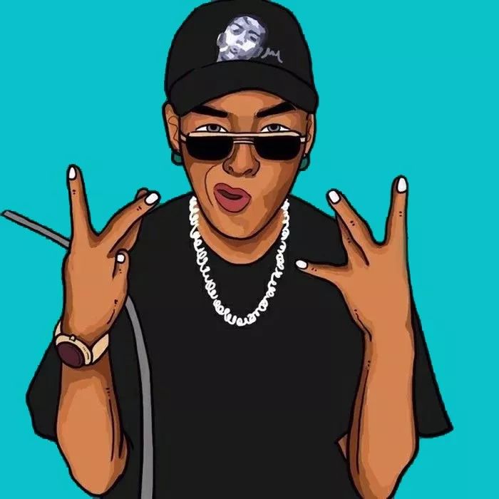 森系简约黑白手绘头像,个性原宿风手绘头像