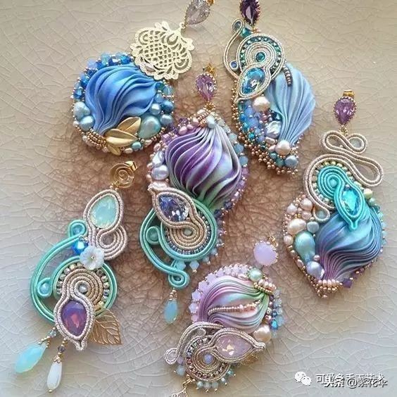 绸带编织花样大全,散珠子手工串珠教程