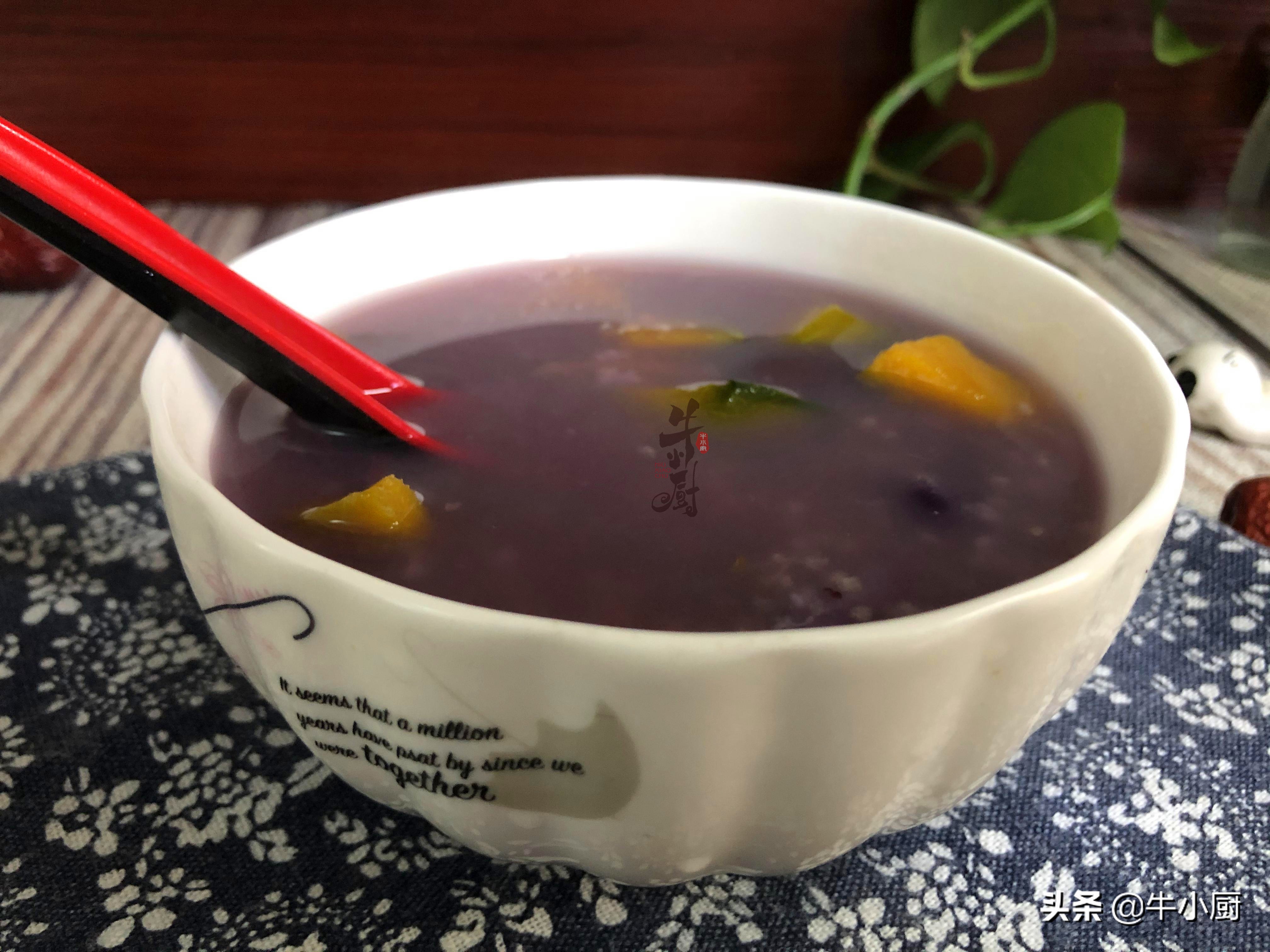 在家煮紫薯粥,紫薯粥怎么煮成蓝色