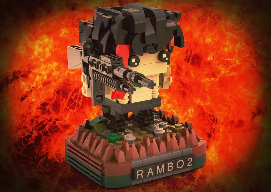 LEGO乐高MOC作品欣赏:第一滴血及其他,春天就该来点绿?