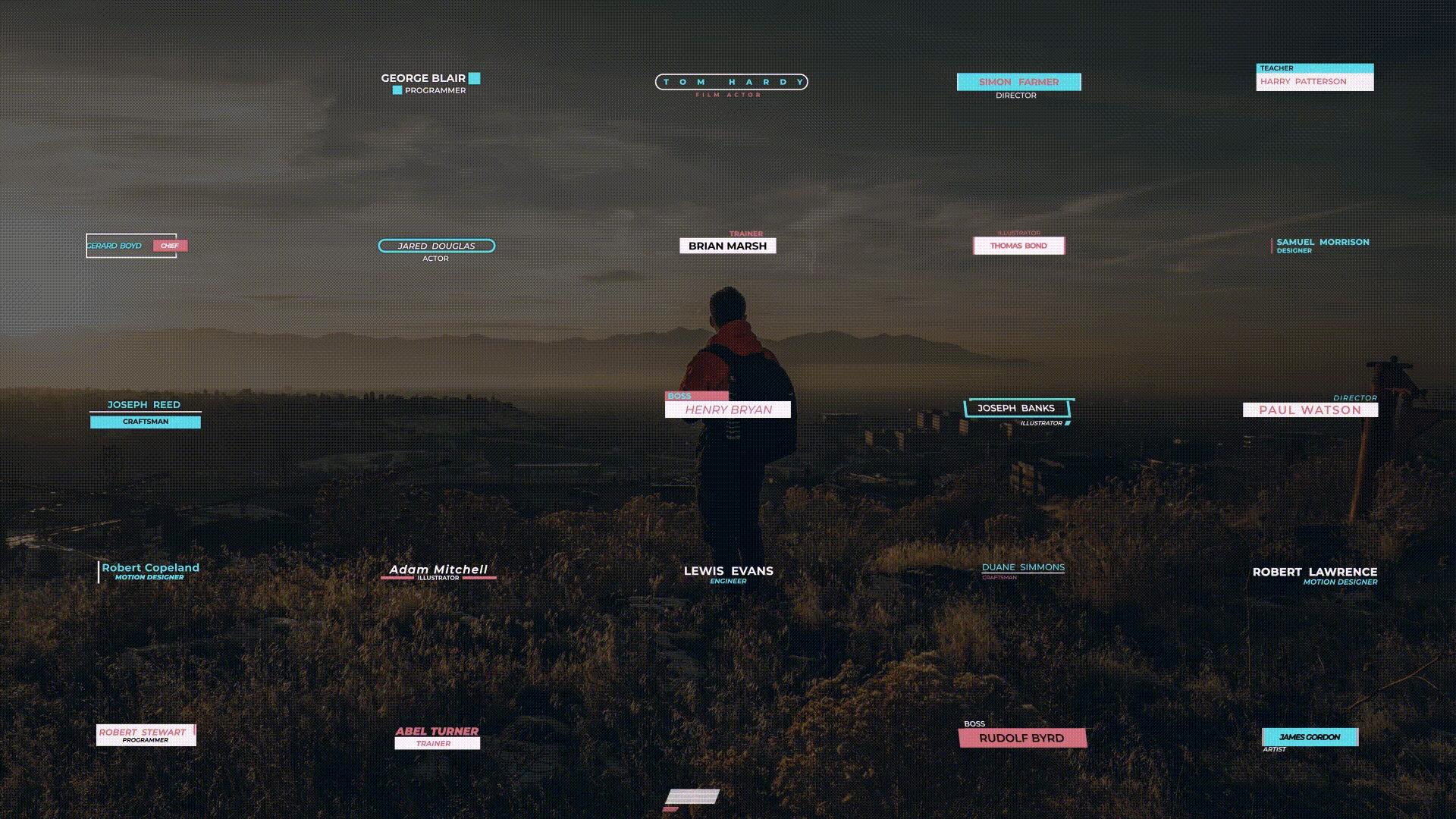 ae特效动画案例100例,酷炫外观的动画元素特效ae模板