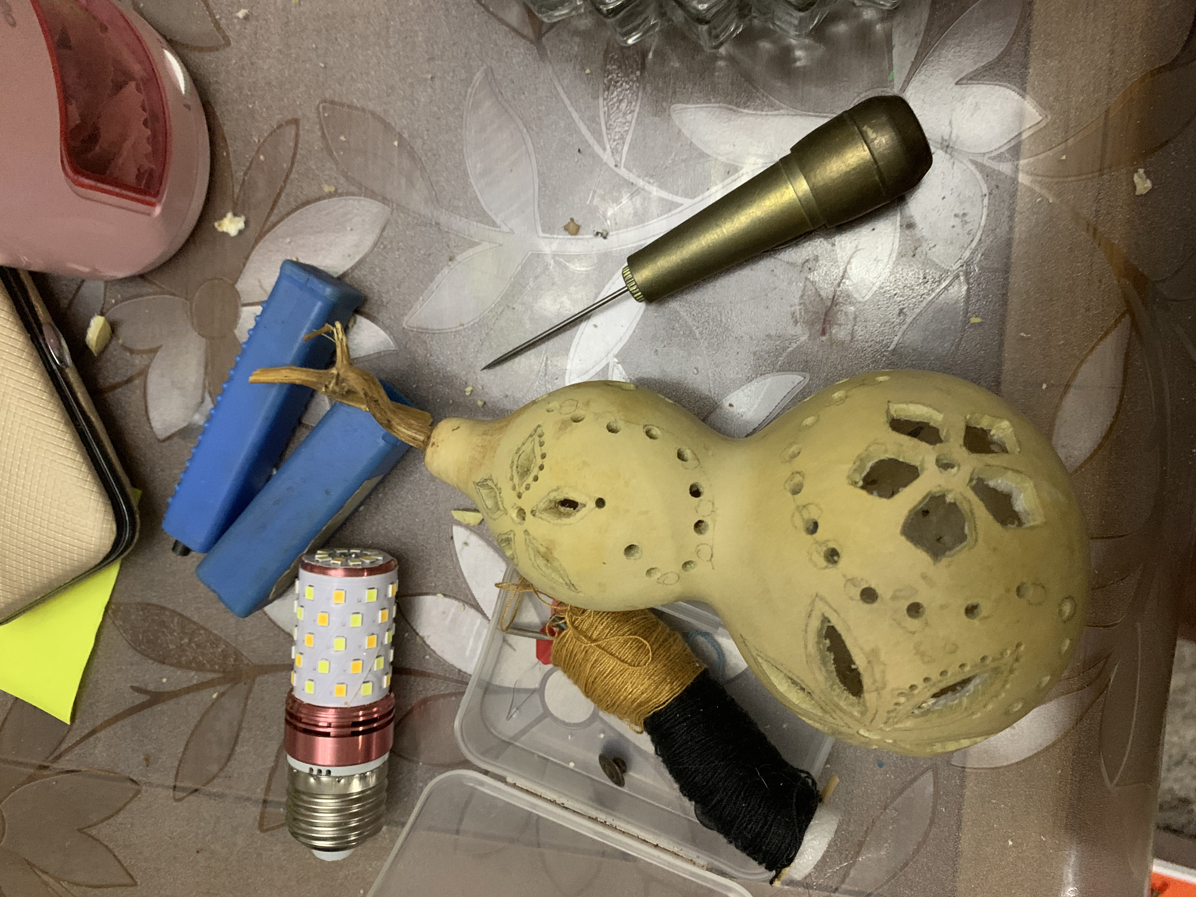 diy葫芦灯底座制作方法,自己做葫芦灯教程