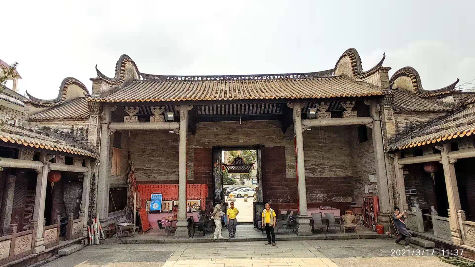 走访“平地黄”,睇大宗祠“花堂”