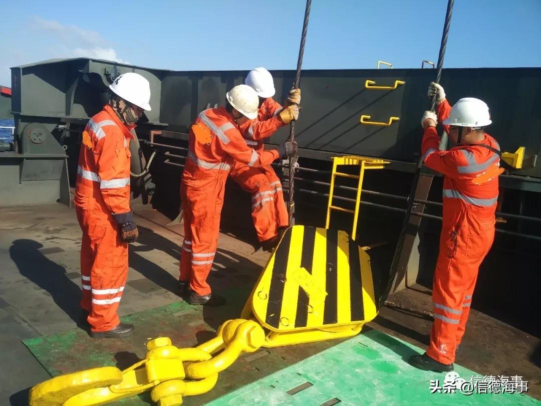 如何给DECKCRANE换钢丝——最后一步，换HOISTING钢丝