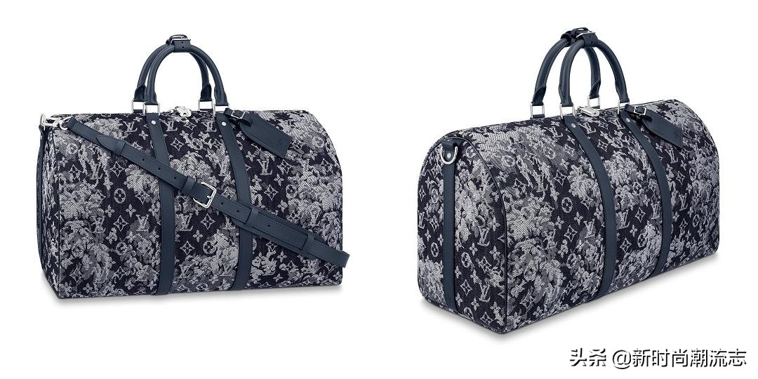 新男款lv包单肩斜挎包带按扣,lv2023早春男装包刺绣