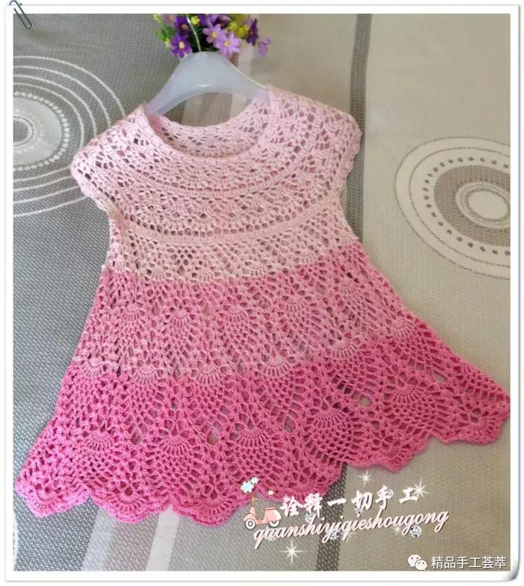 夏季穿的菠萝裙用什么线钩最好,半身菠萝裙钩法视频教程全集